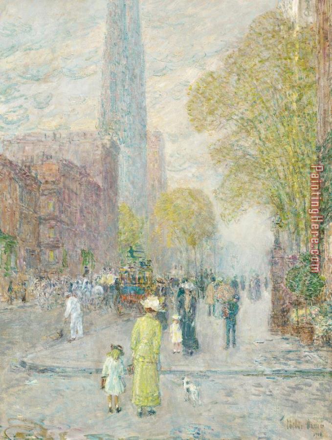 childe hassam Cathedral Spires